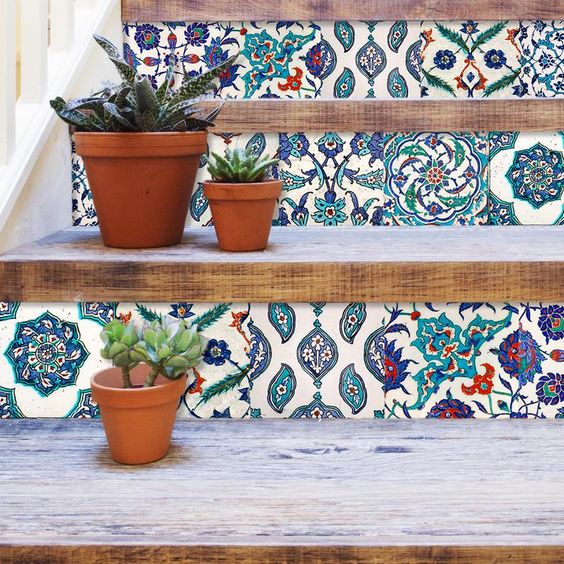 escalier carrelage