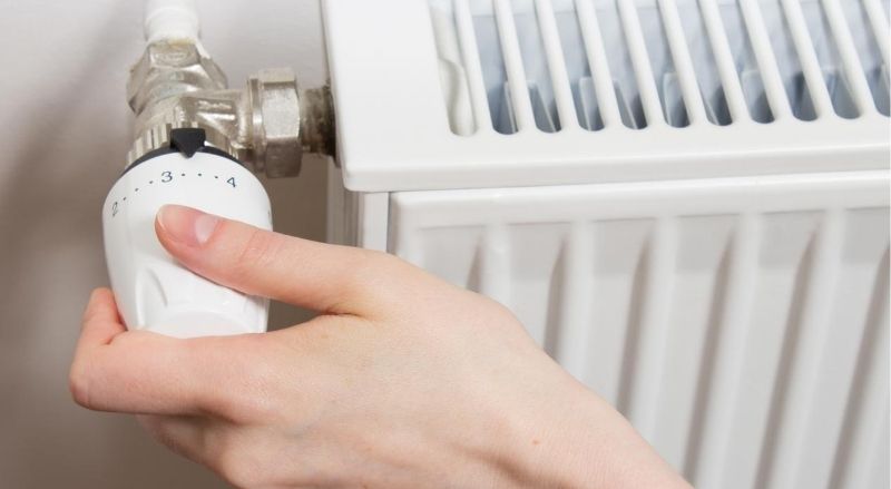 réglage du robinet d'un radiateur
