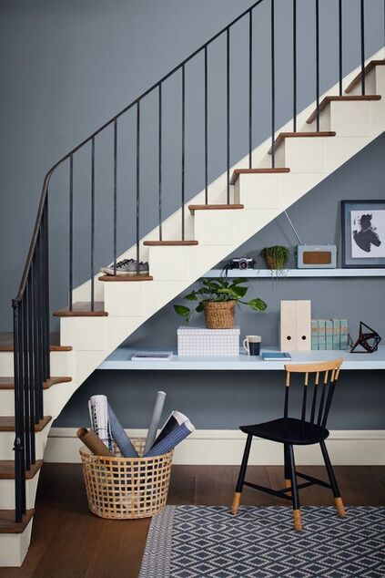 bureau sous escalier