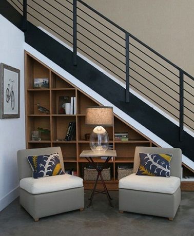 Comment aménager un rangement sous escalier ? 10 idées pour gagner de la  place