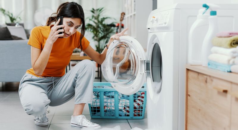 Ouvrez Le Couvercle Du Filtre Du Lave-linge Filtre De Vidange Sale Du  Lave-linge Bouchon Du Filtre De Vidange