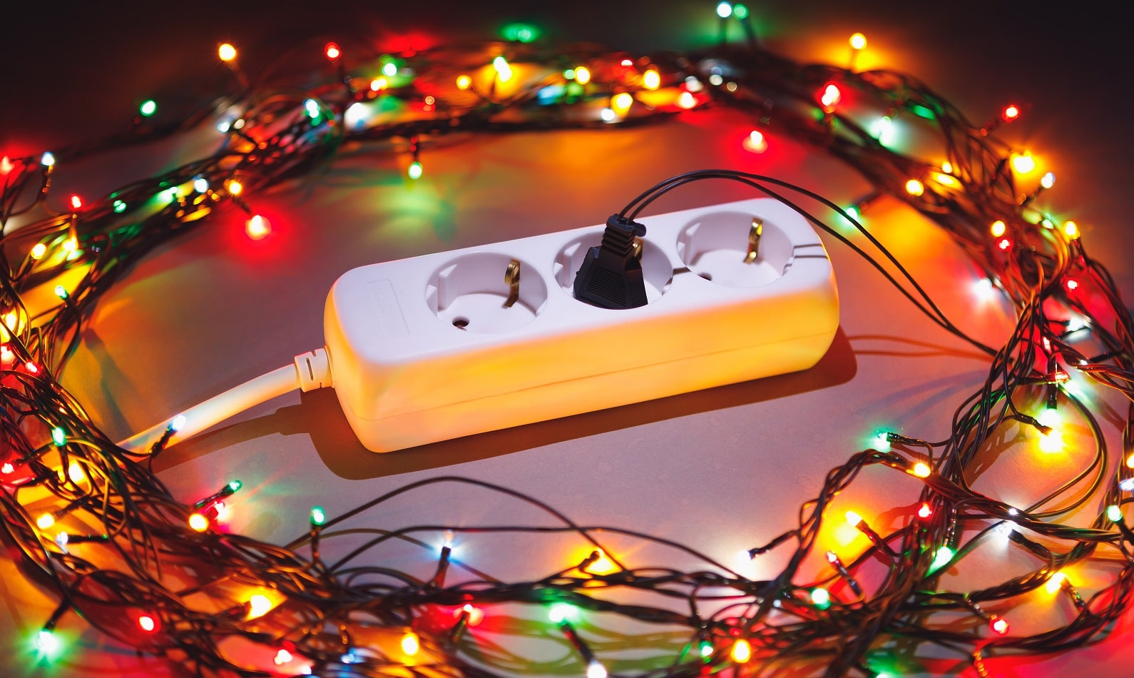 Illustration de la consommation d'énergie en période de fêtes de fin d'année