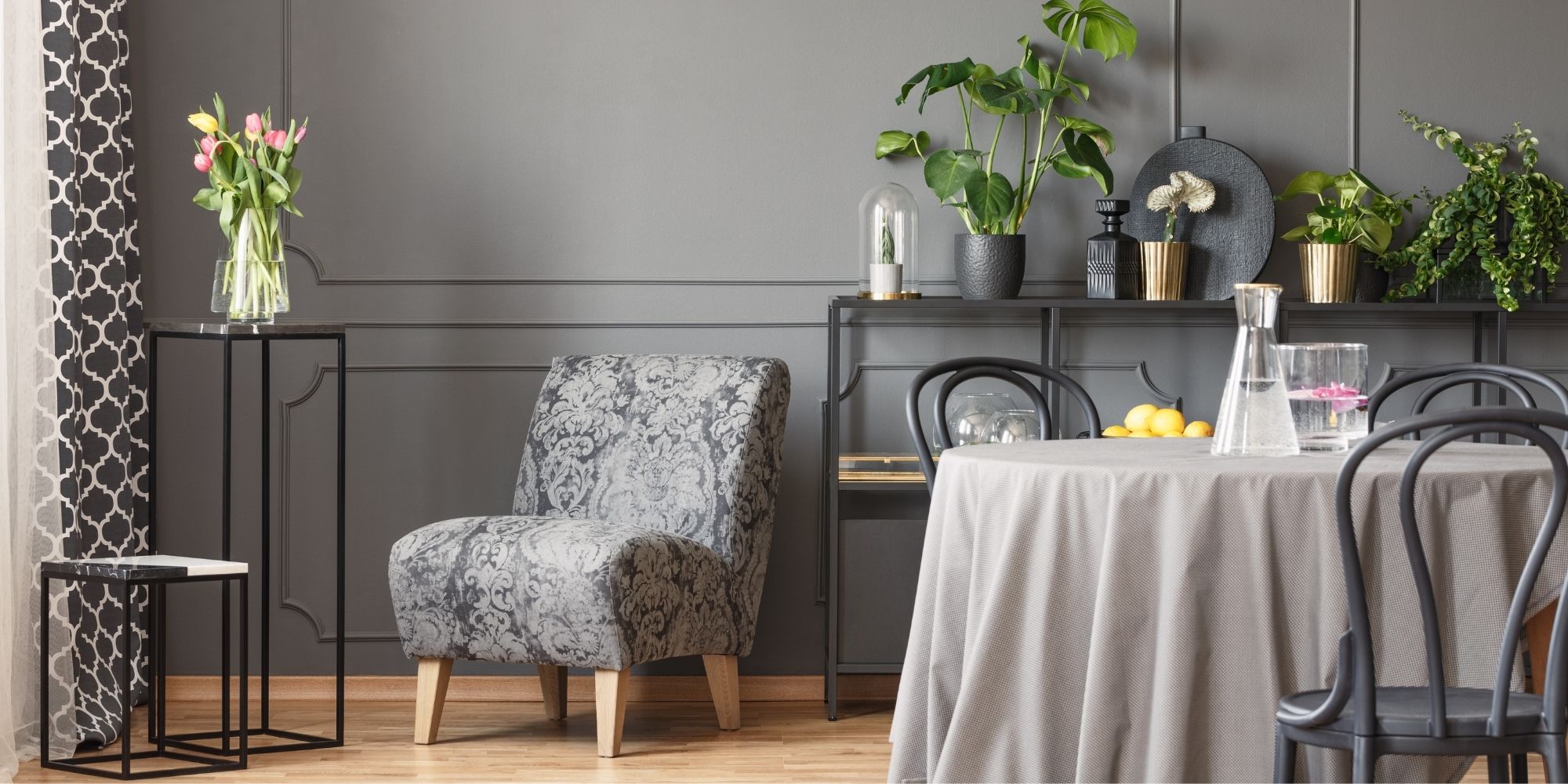 Gris anthracite en déco : 50 idées tendance pour l'adopter