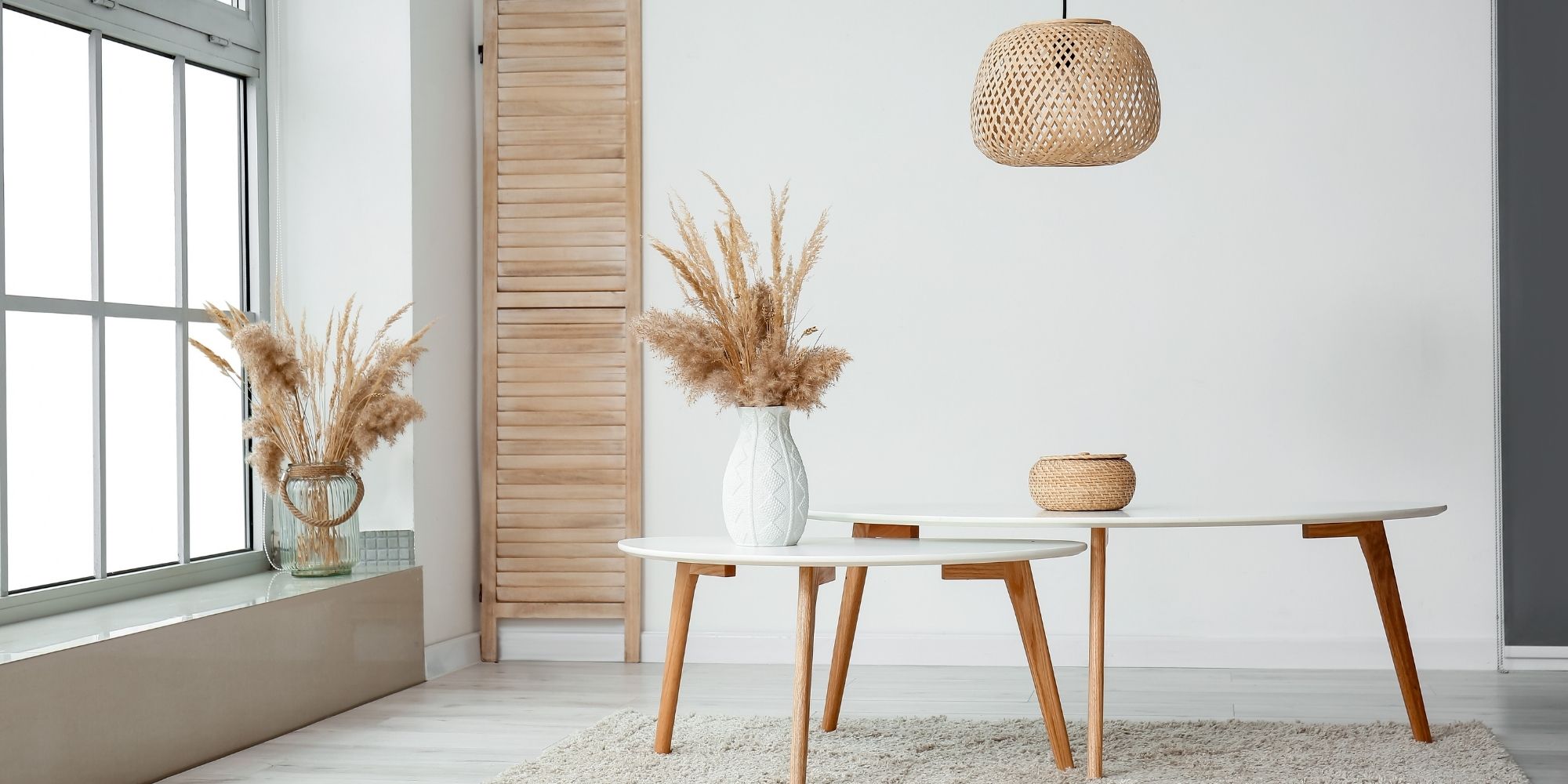 décoration japandi dans un salon