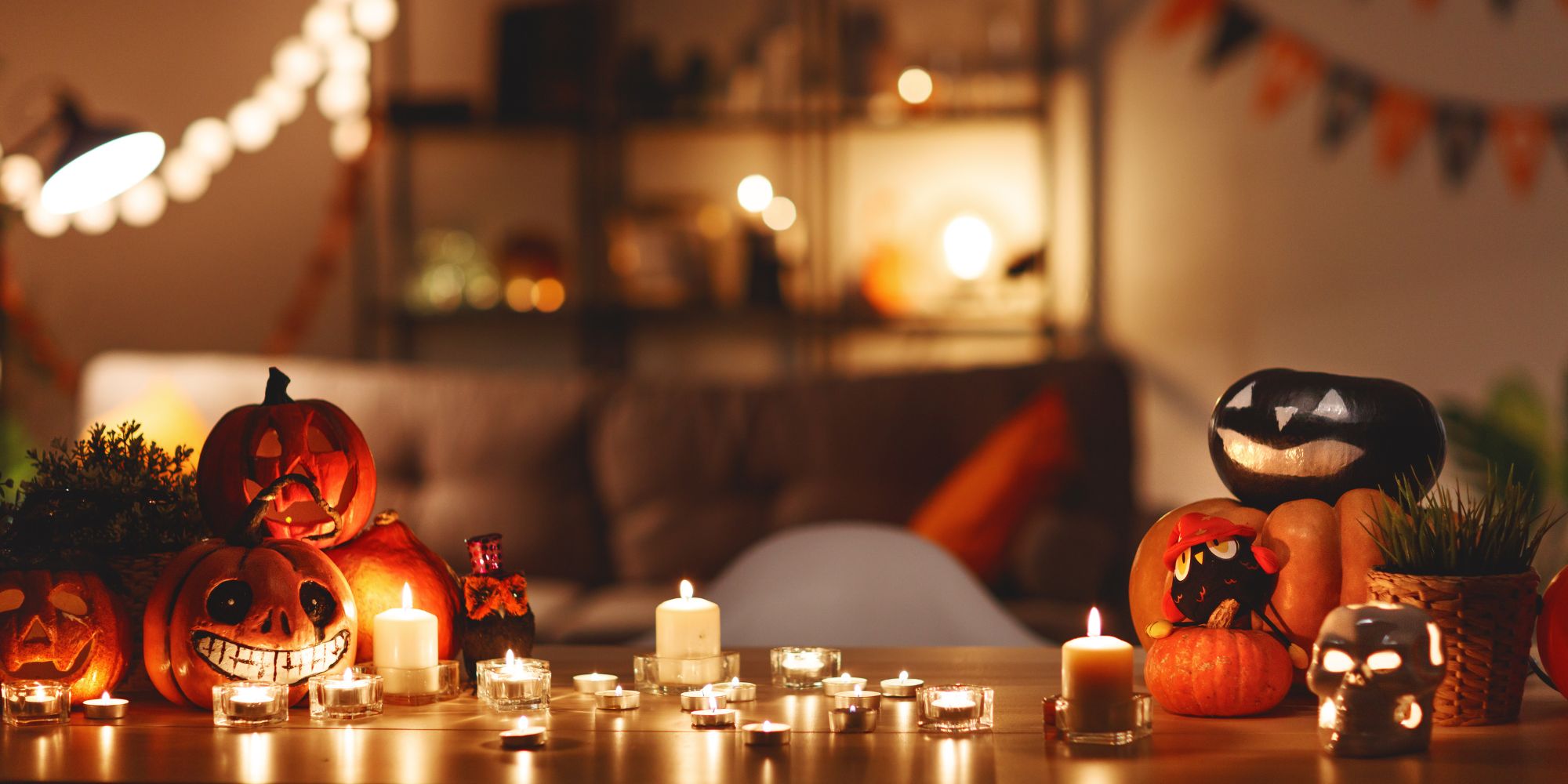 décoration de table pour Halloween