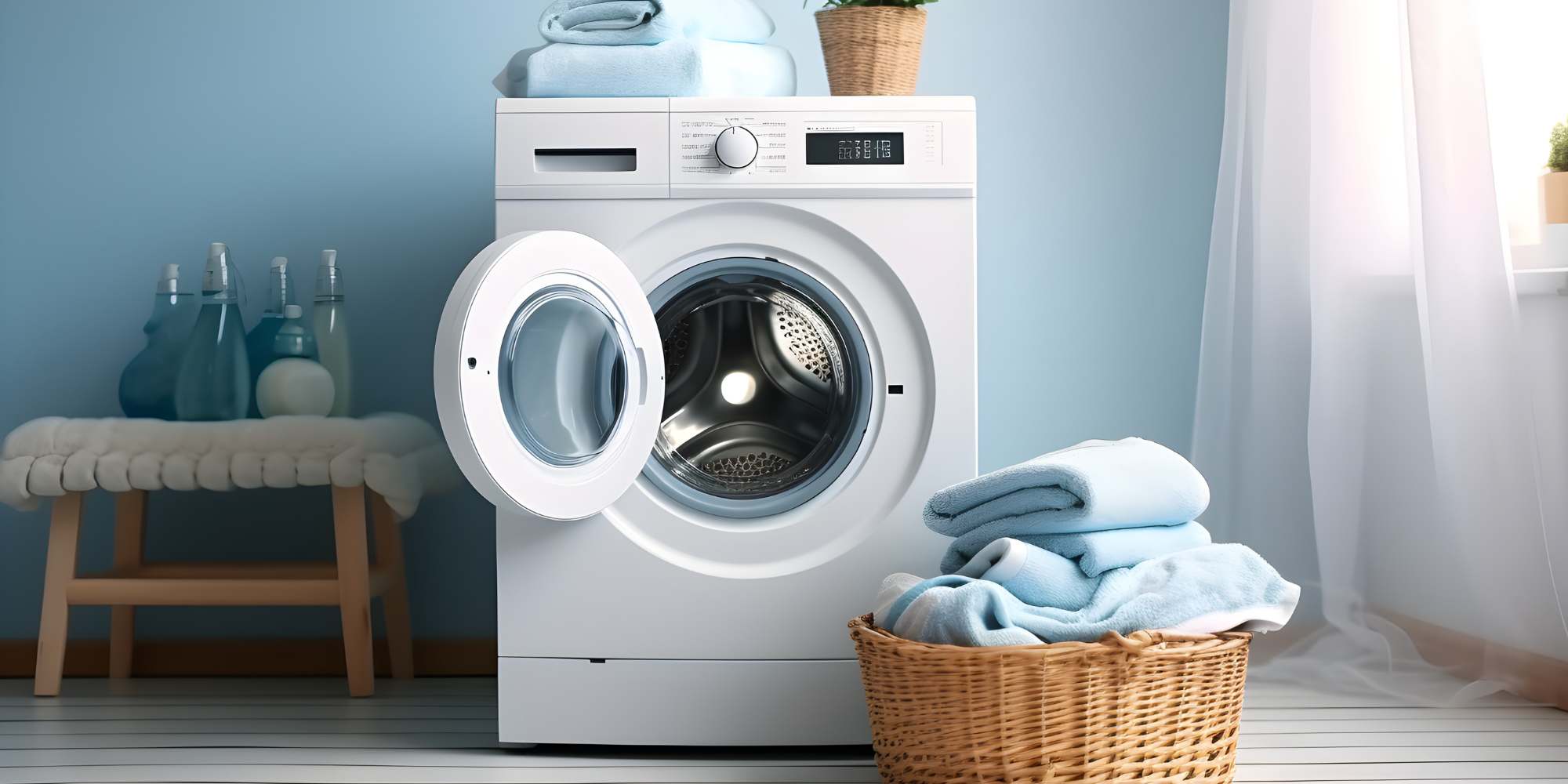 Lave linge ouverture hublot SABA FL814L21W - SABA - Conforama