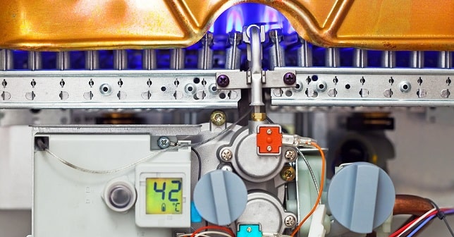 Température d'un chauffe-eau menaçant d'exploser