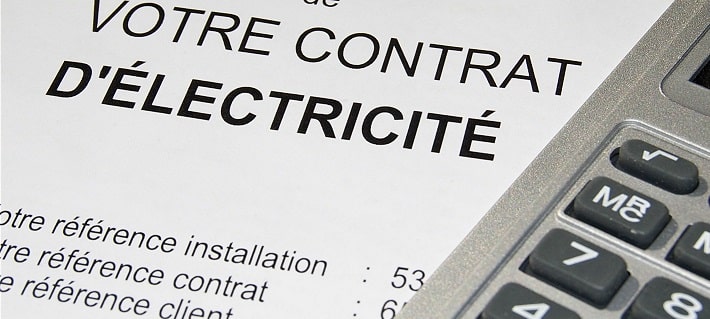 Résiliation d'un contrat d'électricité