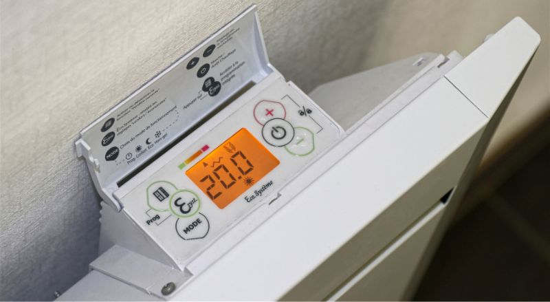 Symboles sur un radiateur électrique : signification & fonctionnement