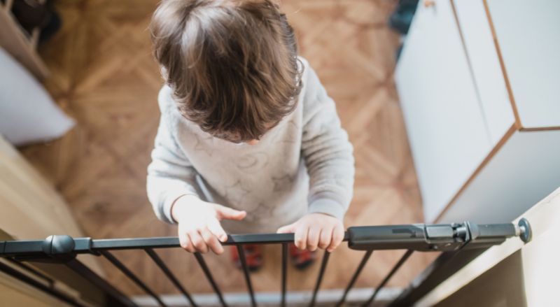 Barrière d'escalier enfant ou barrière de sécurité