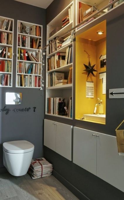 14 idées déco originales pour les toilettes - Elle Décoration