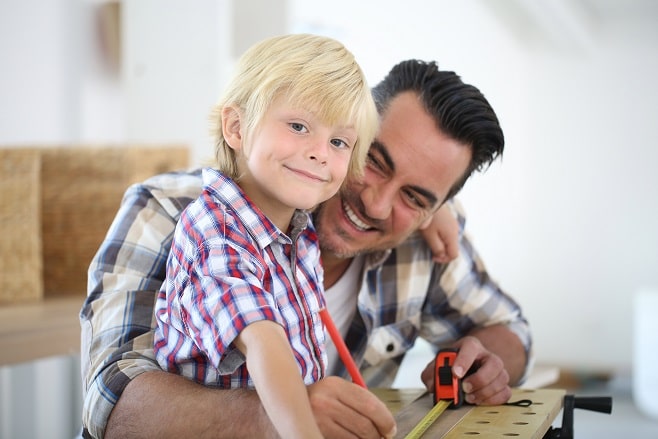 Bricolage en famille
