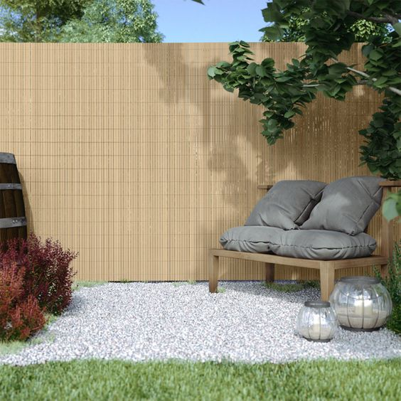 Canisse en PVC Brise Vue résistant,pour le jardin, Balcon ou