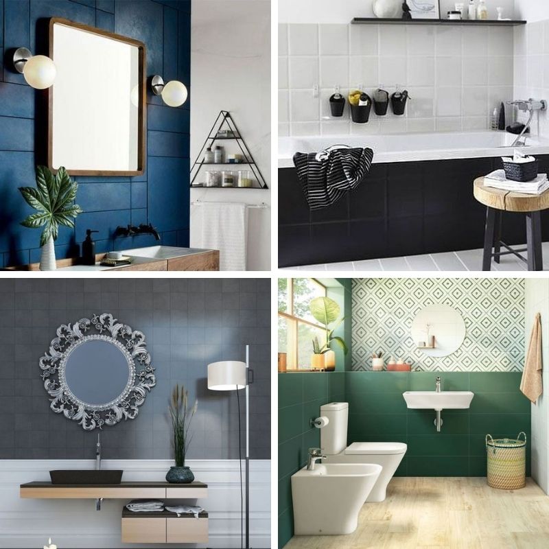 Peinture salle de bain - 80 photos qui vont vous faire craquer