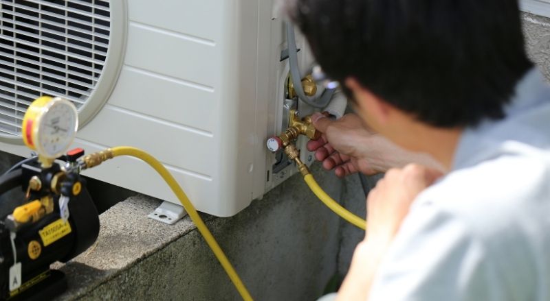 bomba de vacío de aire acondicionado