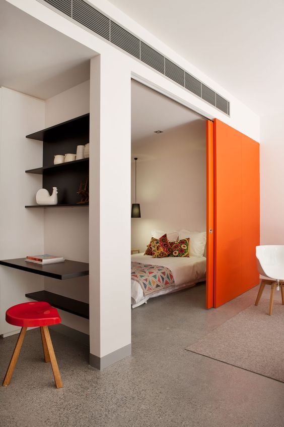 porte coulissante chambre salon