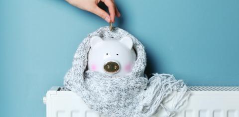 Tirelire servant à financer le changement d'un chauffage