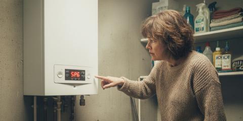 Personne qui constate une erreur SP6 sur sa chaudière chaffoteaux