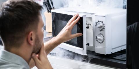 micro-ondes qui prend feu