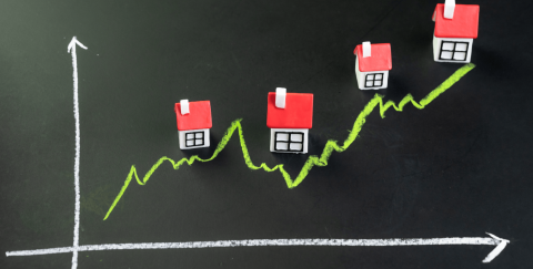 Illustration d'un graphique des ventes immobilières