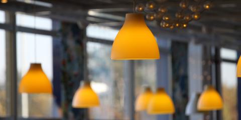 installation d'une suspension luminaire