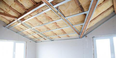 travaux d'isolation du plafond d'une maison