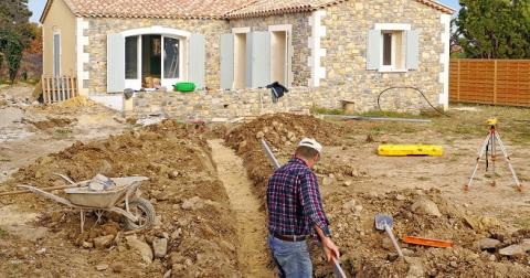 Raccordement en eau d'une maison