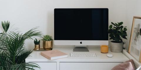 bureau bien rangé