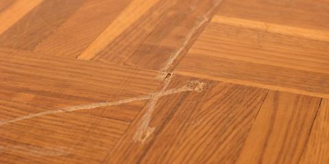 rayures sur un parquet