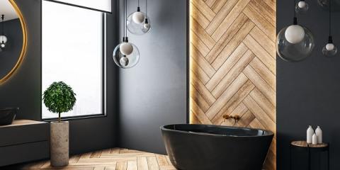 Revêtement mural dans une salle de bain