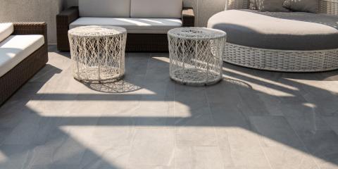carrelage extérieur au soleil