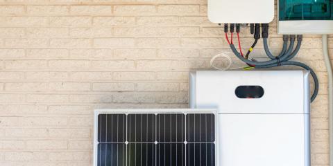 batterie domestique et panneau solaire