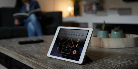 tablette avec affichage température